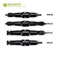 IP68 Waterproof Solar Fuse Connector 1500VDC 50A Four Types