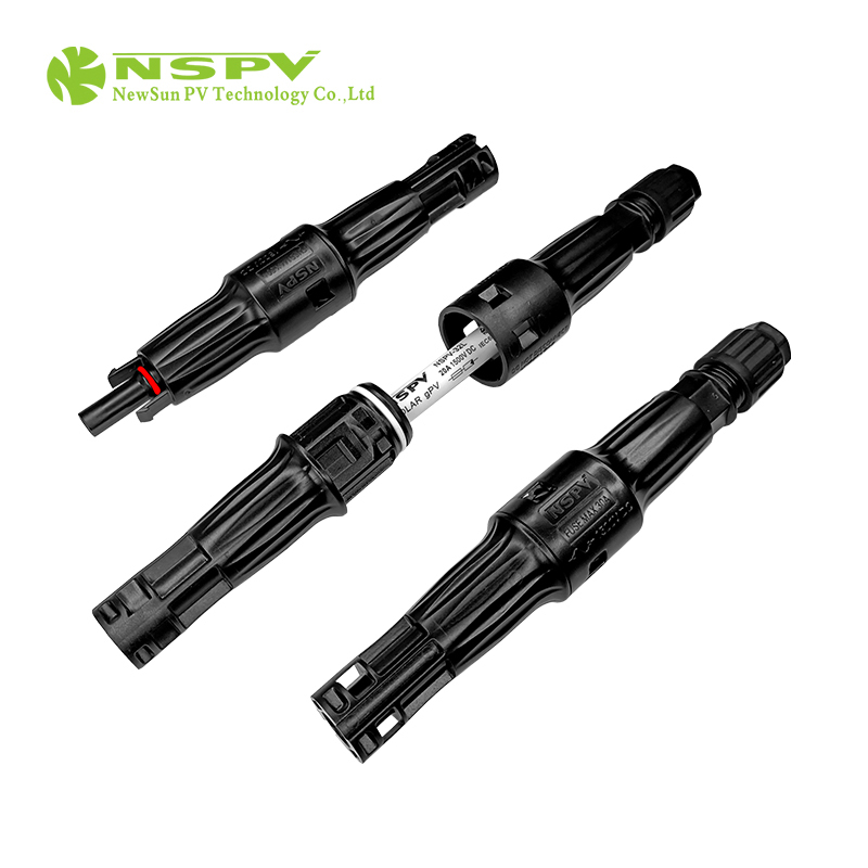 IP68 Waterproof Solar Fuse Connector 1500VDC 50A Four Types
