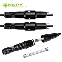 IP68 Waterproof Solar Fuse Connector 1500VDC 50A Four Types