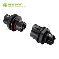NSPV 50A Solar 500V AC Connector 3 Pole Panel Type Female Connector