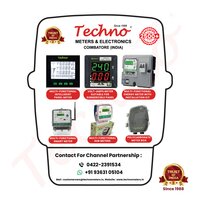 TECHNO 1ph Block Energy Meter Terminals
