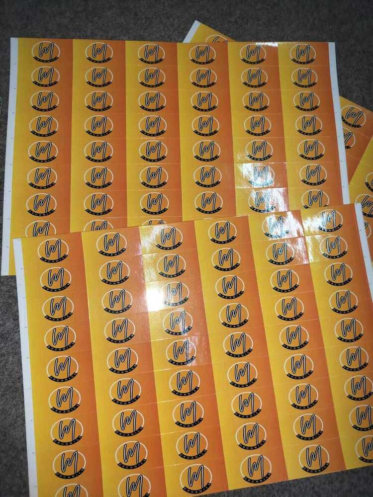 printed label sticker