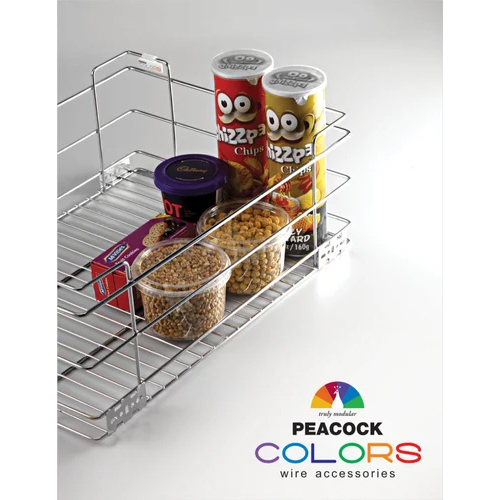 Stainless Steel Kitchen Basket - Shape: Rectangular