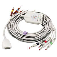 10 LED ECG Cable