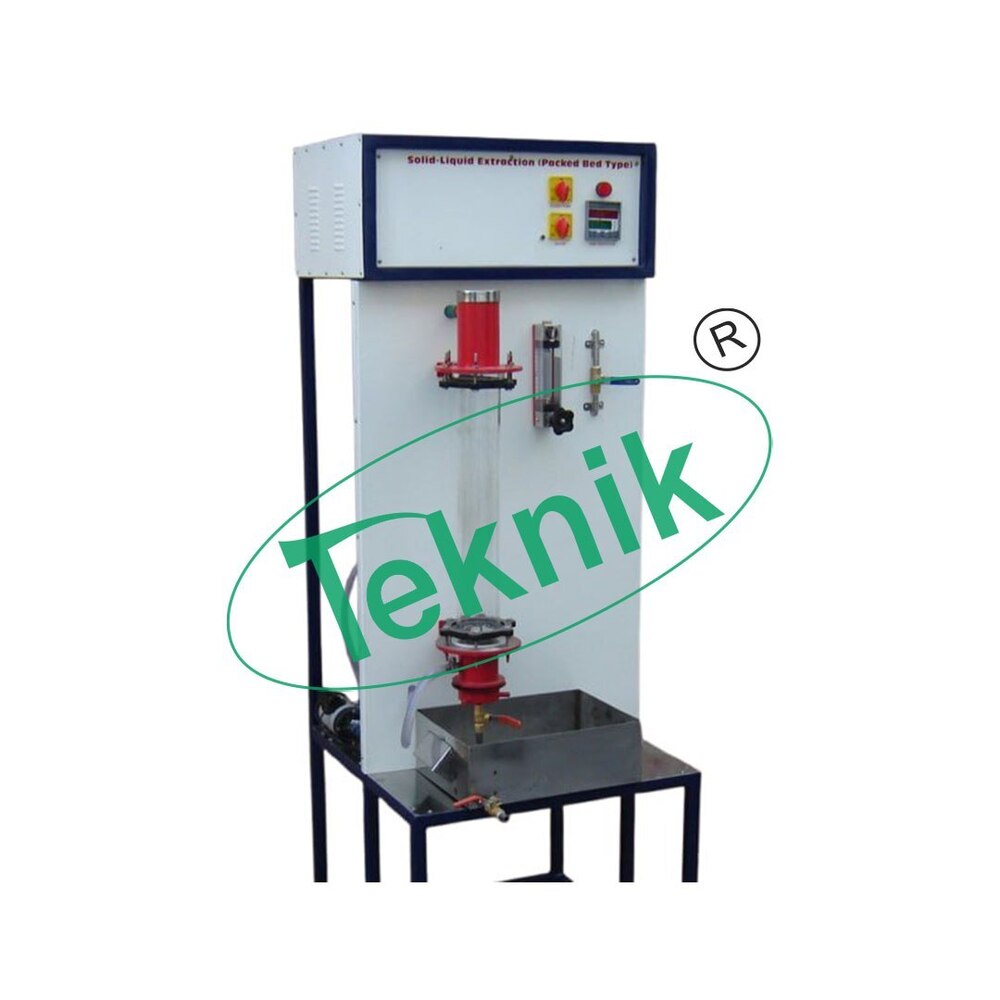 Solid-liquid Extraction (Packed Bed Type) - Application: Electrical Teaching Equipment