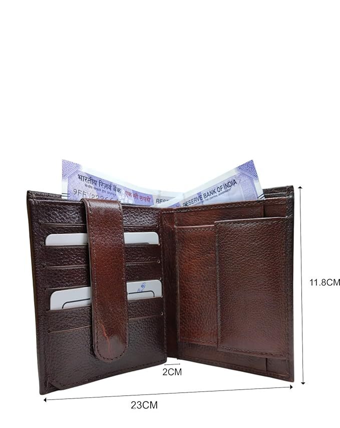 Genuine Leather Men's Wallet A Bi-fold Wallet With Multiple Card Slots A Stylish And Durable Wallet For Everyday Use