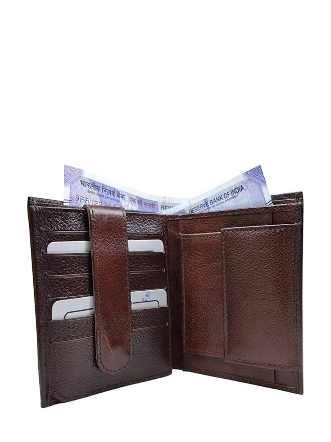 Genuine Leather Men's Wallet A Bi-fold Wallet With Multiple Card Slots A Stylish And Durable Wallet For Everyday Use