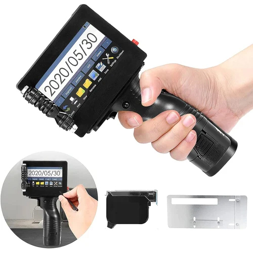 Handheld Inkjet Printer - ABS Plastic, Semi-Automatic Batch Coding, Multi-Core Processor, USB/Ethernet/Wi-Fi Interfaces | Lightweight, Durable Printing Solution