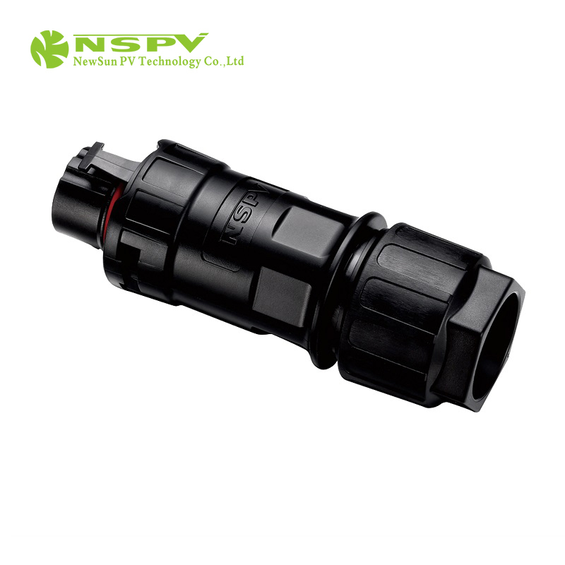 NSPV Solar AC Connector 3 Pole Cable Type Male Connector