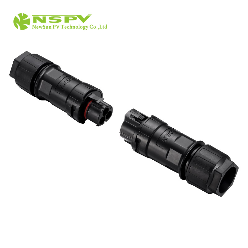 NSPV Solar AC Connector 3 Pole Cable Type Male Connector