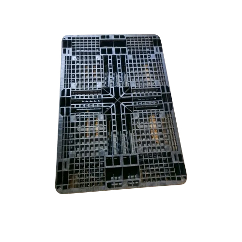 Used Black Colored Rigid Plastic Pallet