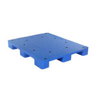 4 Way Plastic Pallet - Color: Blue