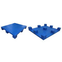 1200x1200x150 Roto Molded Plastic Pallets - Color: Blue