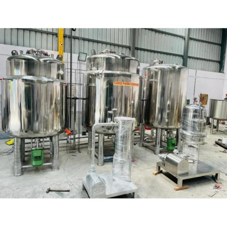 Automatic Liquid Oral Syrup Processing Plant - Capacity: 500 Ltr