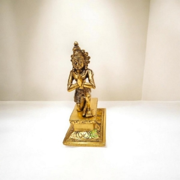 Aakrati Traditional Brass Ram Darbar Idol | Perfect for Pooja & Dcor | Divine Ram Darbar Statue in Pure Brass ( Yellow, 15 inch)