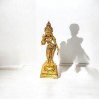 Aakrati Traditional Brass Ram Darbar Idol | Perfect for Pooja & Dcor | Divine Ram Darbar Statue in Pure Brass ( Yellow, 15 inch)