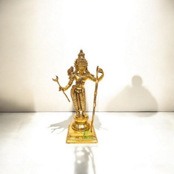 Aakrati Traditional Brass Ram Darbar Idol | Perfect for Pooja & Dcor | Divine Ram Darbar Statue in Pure Brass ( Yellow, 15 inch)