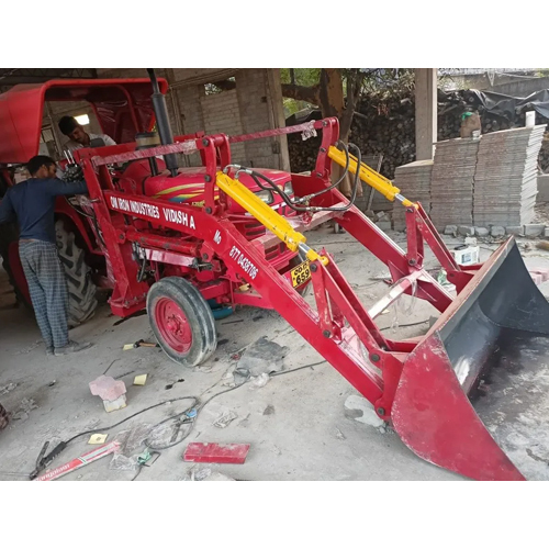 Tractor Mounted Front End Loader - Color: Red