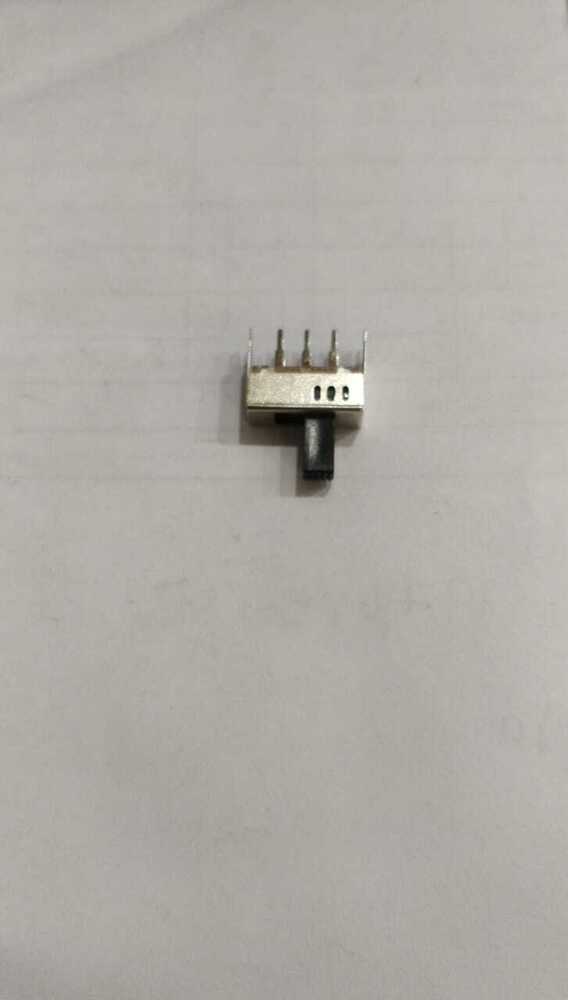 Machli Center Off Monitor Switch - Metal & Plastic, Standard Size, Black Knob Color, 6 Ampere Max Current, Non-illuminated, Three Position Function | Model Mlims19