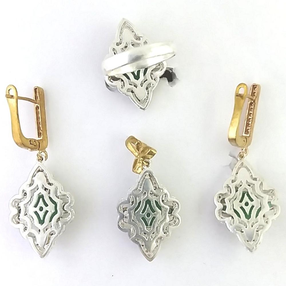 Turkish Round Pendant Set