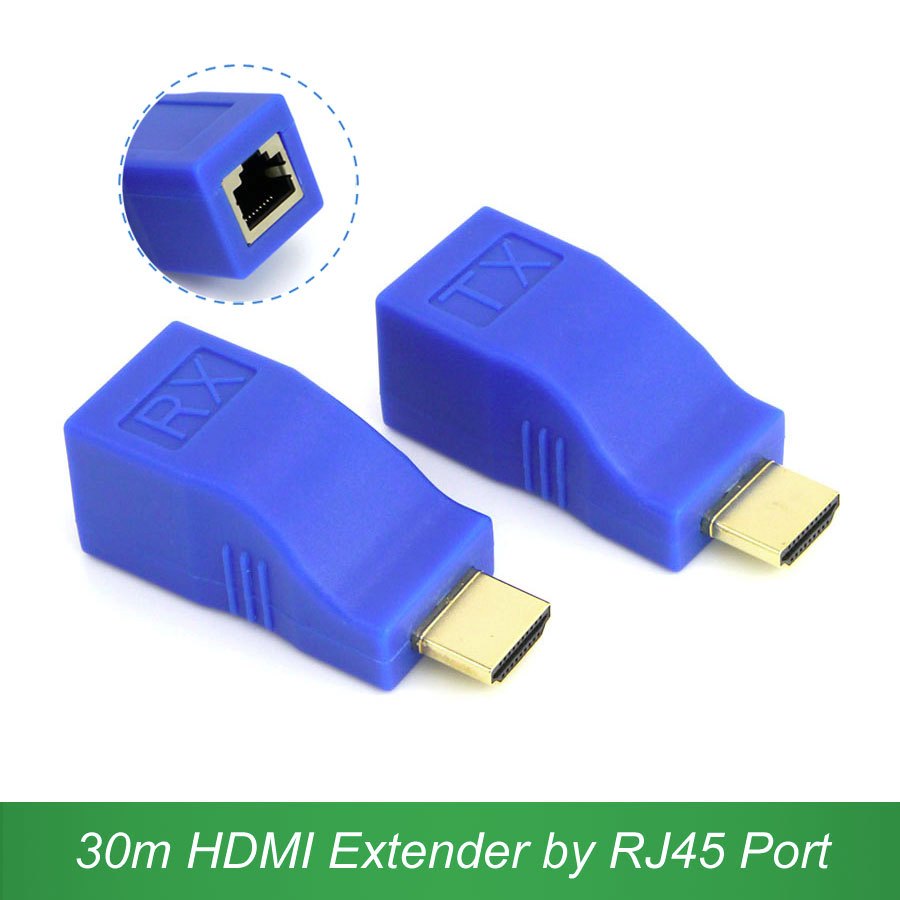 30 Meter Hdmi Extender - Color: Blue