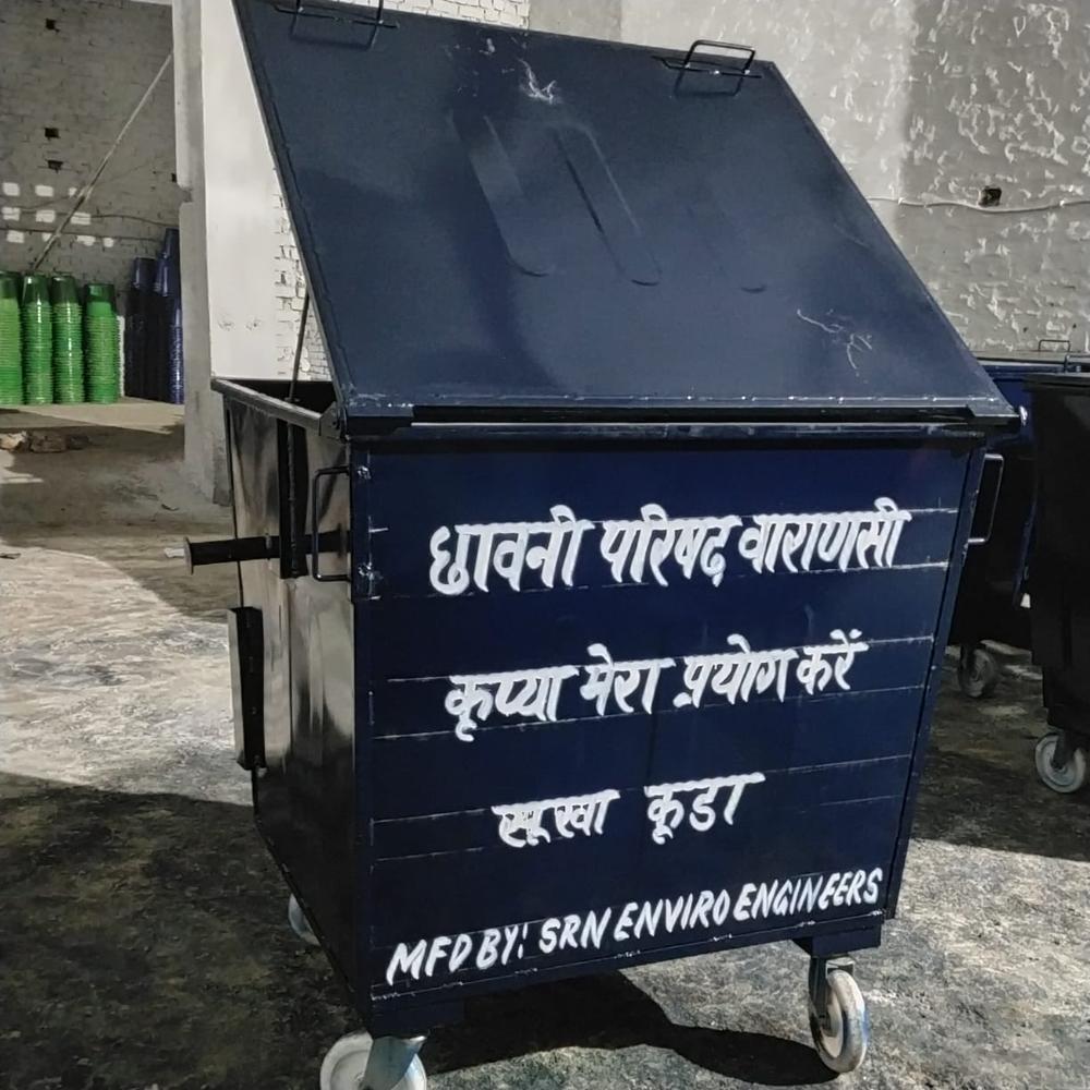 1100 Ltr Capacity M.S Wheeled Dustbin