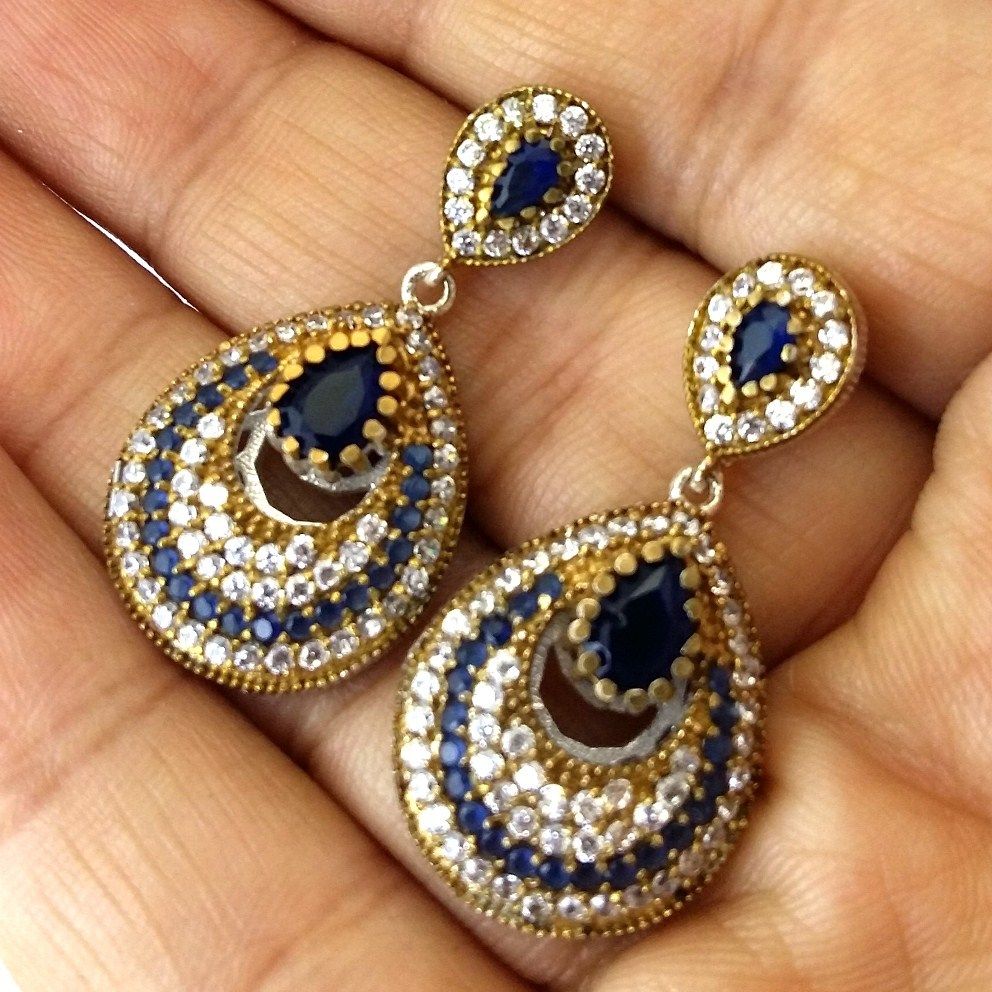 Turkish Earring - Color: Blue