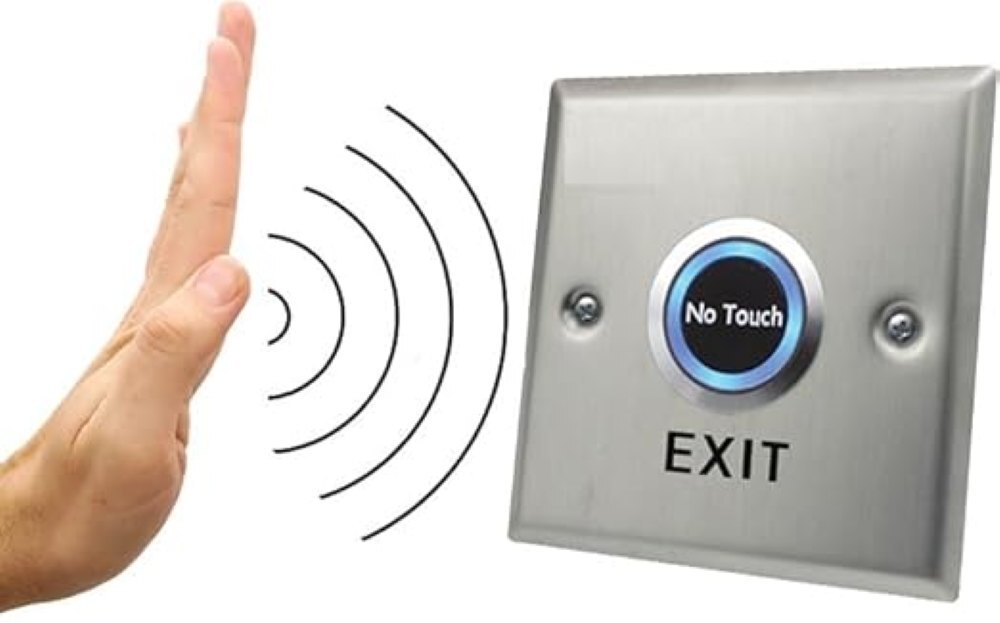 No Touch Exit Switch (3x3) - Automation Grade: Semi Automatic
