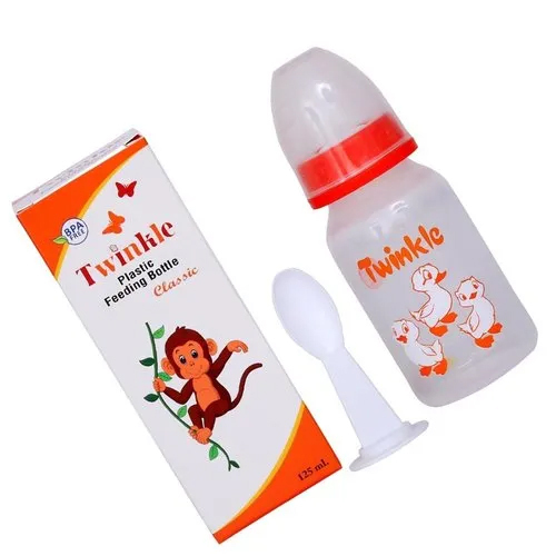 125ml Plastic Baby Feeding Bottle