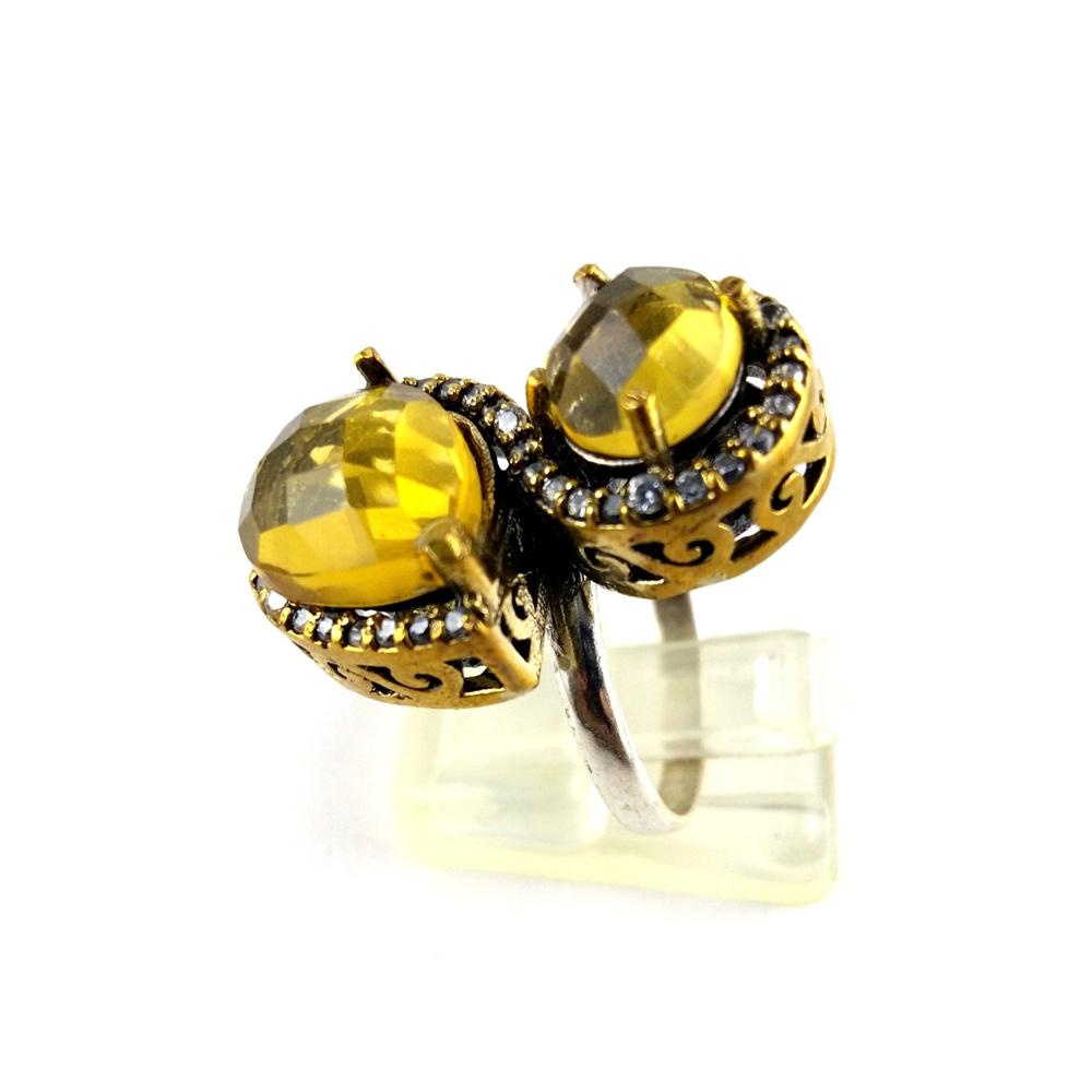 S Shape Ring - Color: Multicolor