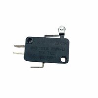 KW-7 BLACK 3 PIN SHORT ROLLER LEVER