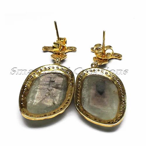 Antique and Eleganta  Style Polki Earring