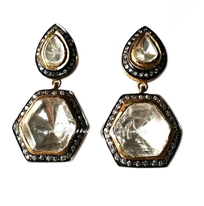 Big Polki Earring