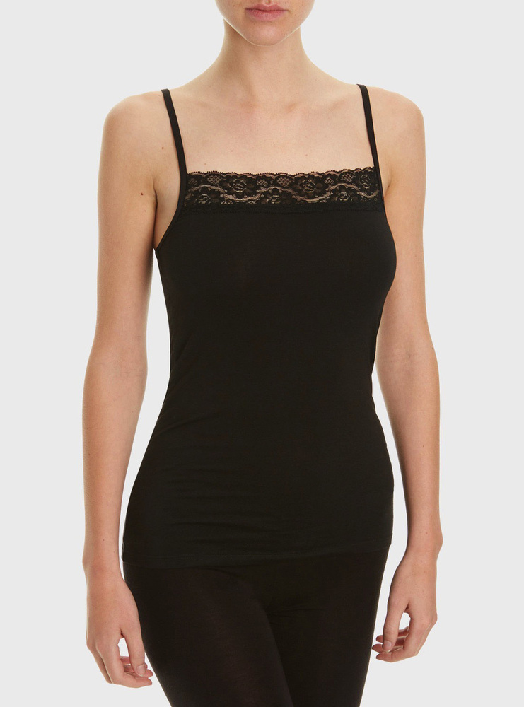 Ladies Modal Lace Tanks