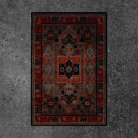 Luxury Hand-tufted Wool Rug - Wool, Custom Size, 25mm Pile Height | Hand-tufted Technique, Antique Design, Anti-bacterial, Sound Proof