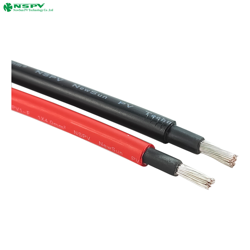 TUV Certified Solar Cable PV1-F 1000V XLPO PV Cable 1.5/2.5/4/6/10/16mm 1500V