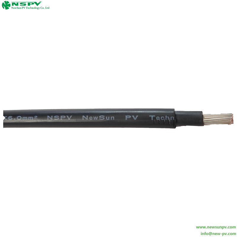TUV Certified Solar Cable PV1-F 1000V XLPO PV Cable 1.5/2.5/4/6/10/16mm 1500V