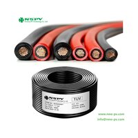 TUV Certified Solar Cable PV1-F 1000V XLPO PV Cable 1.5/2.5/4/6/10/16mm 1500V