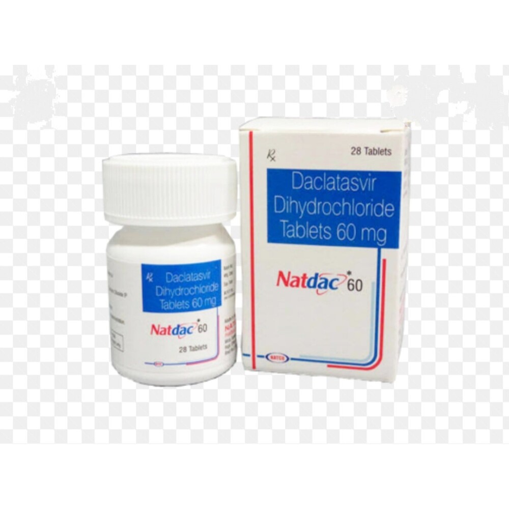 Natdac - 60 Mg Daclatasvir Tablets | Reliable Treatment For Chronic Hcv, Store In Cool & Dry Place