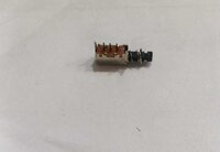 3 PIN ON-OFF BLACK KNOB WITHOUT SCREW