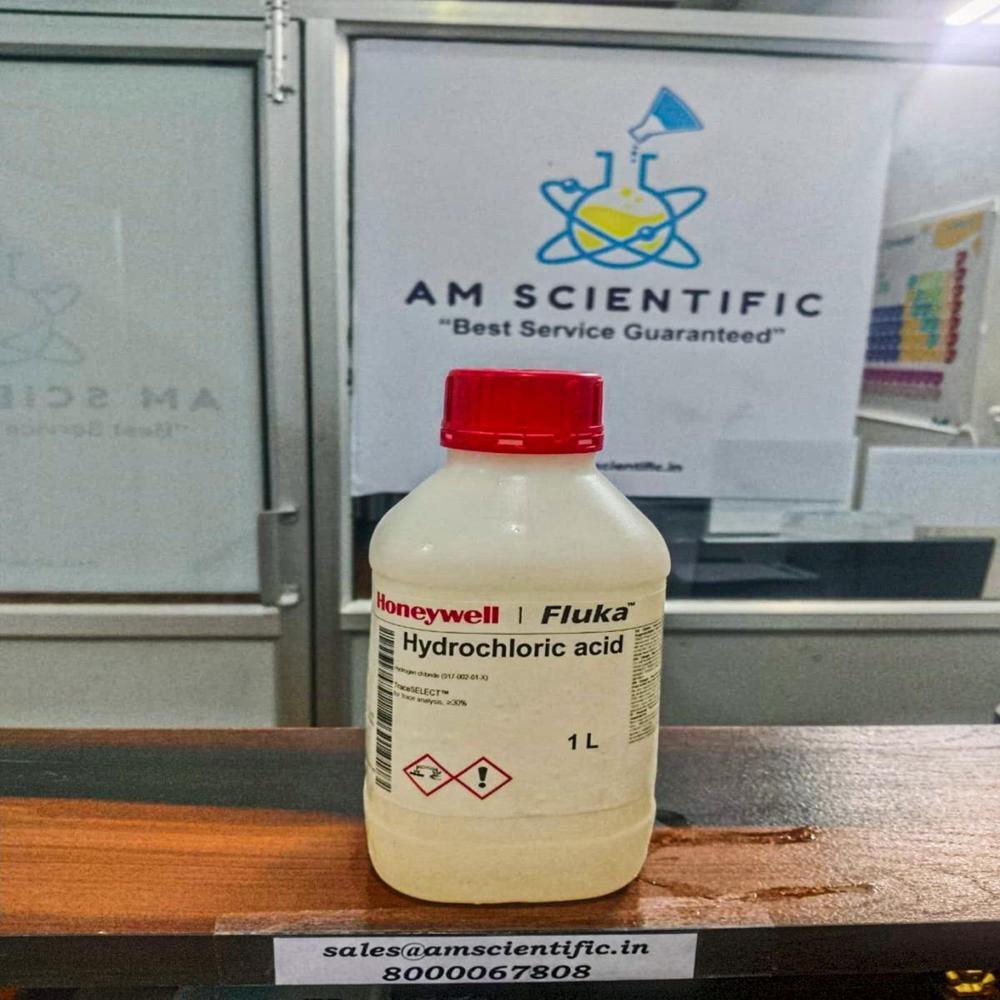 Hydrochloric Acid 08256 6, Packaging Details: Plastic Bottle - Physical State: Liquid