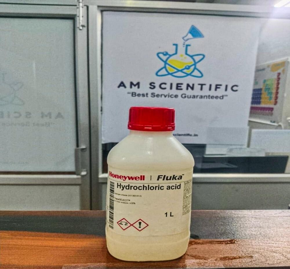 Hydrochloric Acid 1Ltr - Packaging Type: Plastic Bottle