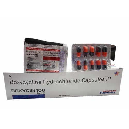 100mg Doxycycline Hydrochloride Capsules