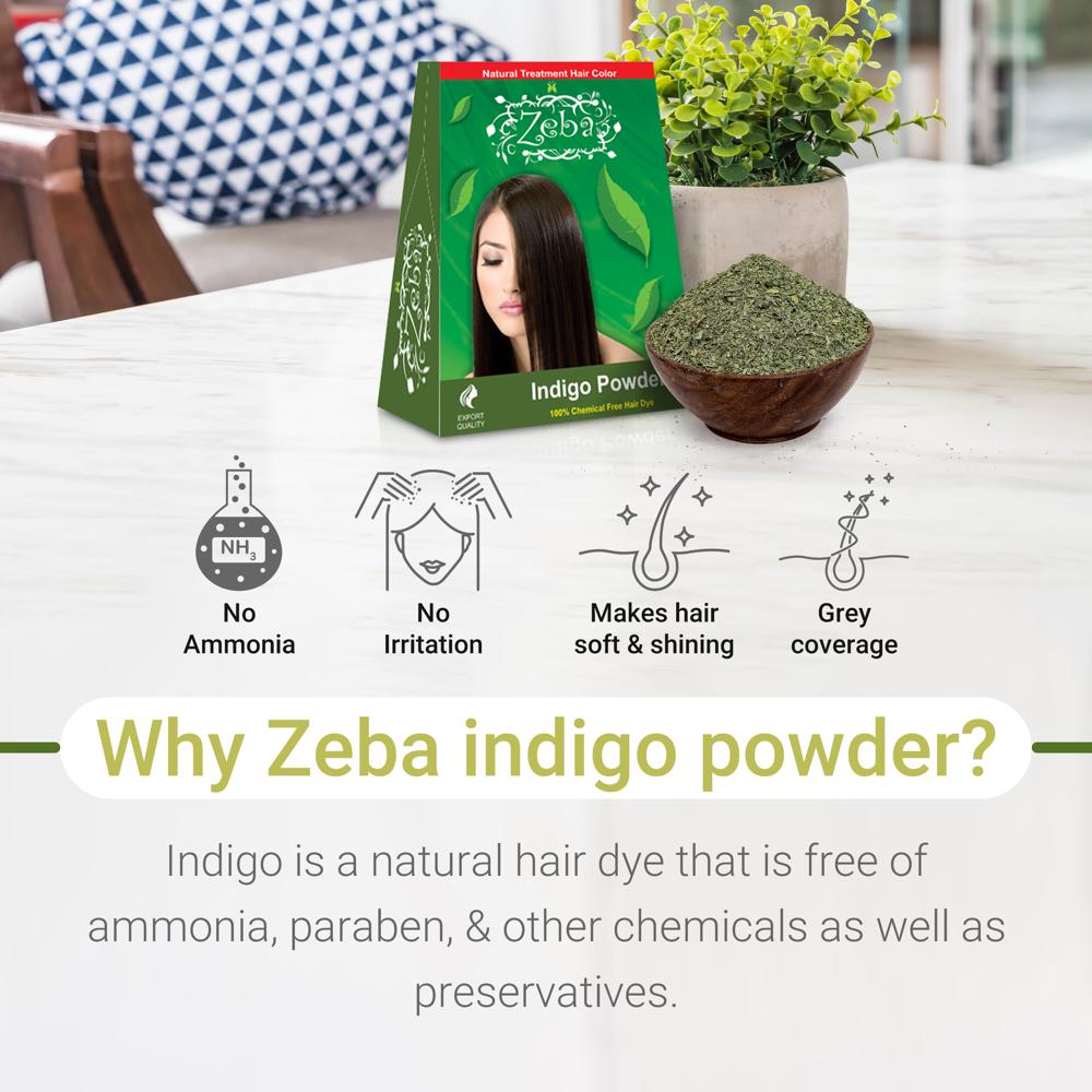 Zeba Natural Indigo Powder