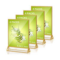 8.5x11 Inch Customize Acrylic Stand - Color: Different Available