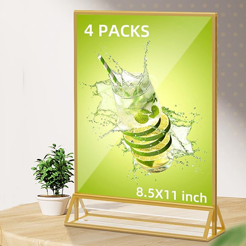 8.5x11 Inch Customize Acrylic Stand