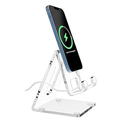 Crystal Clear And Attractive Mobile Stand - Body Material: Acrylic
