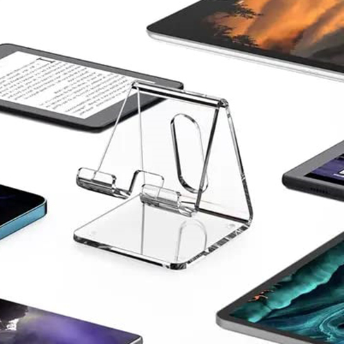 Crystal Clear And Attractive Mobile Stand - Body Material: Acrylic