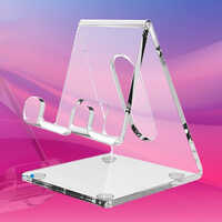 High Quality Acrylic Mobile Stand - Color: As Per Availability