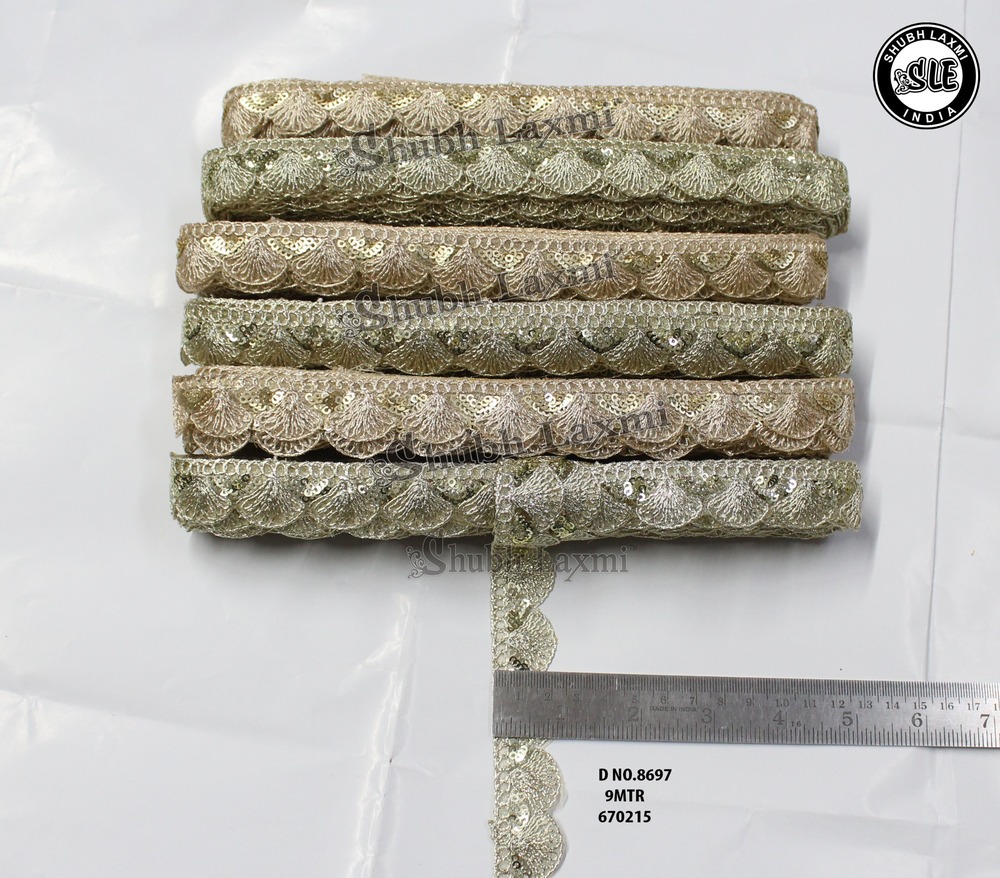 embroidery & Sequence lace